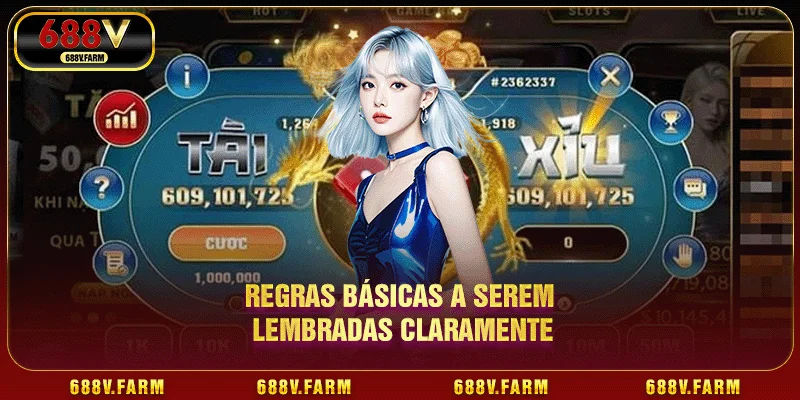 Regras básicas a serem lembradas claramente